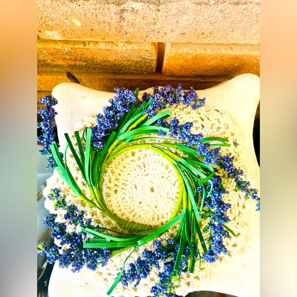 *Purple Astilbe Candle Ring, 3”
